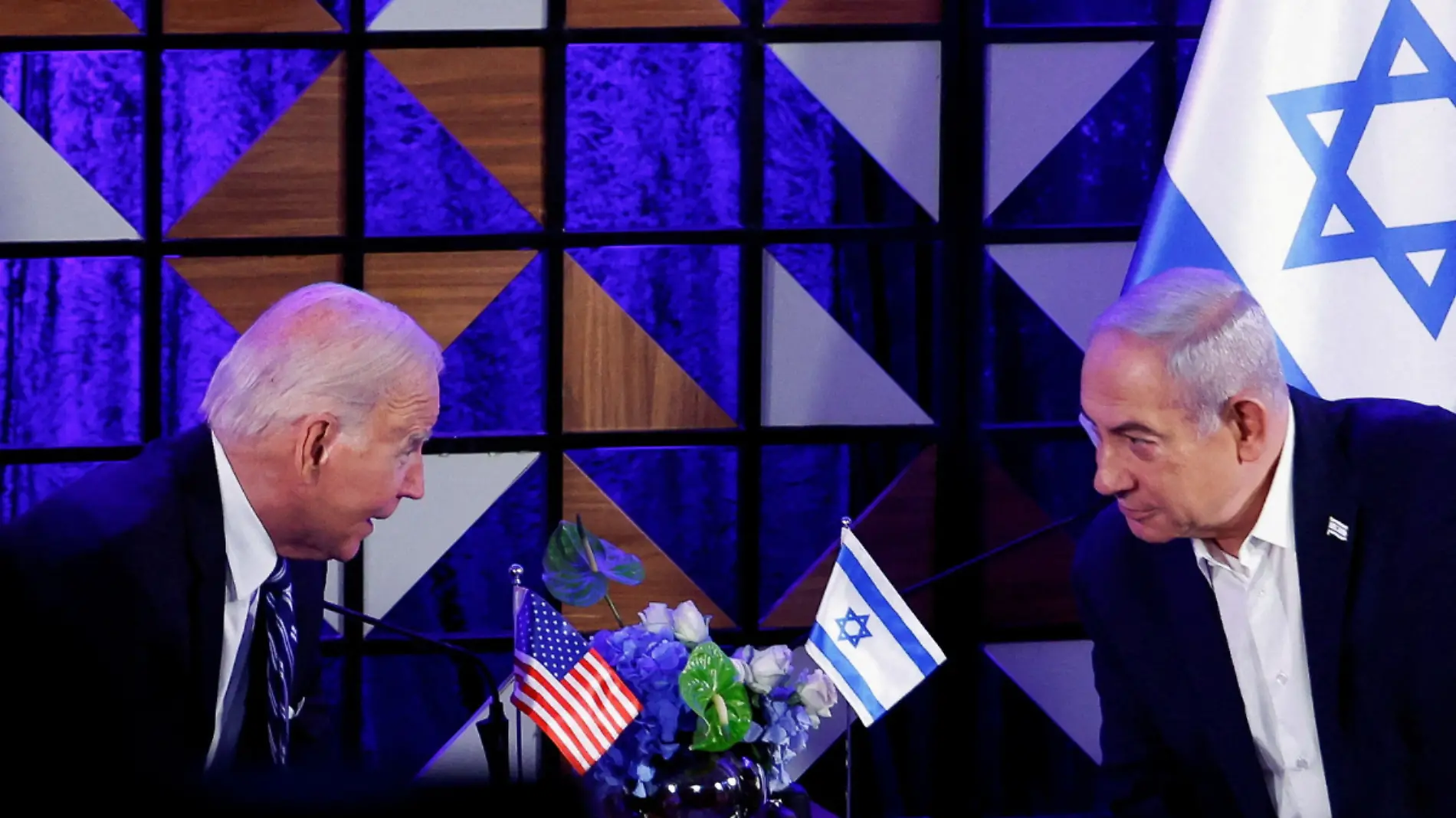 Joe  Biden_Benjamin Netanyahu